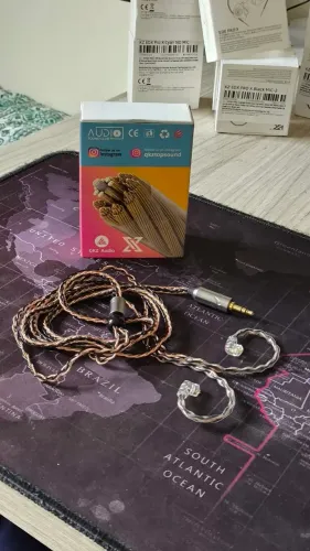 Cabo QKZ Profissional p/ fones Kz