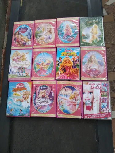 DVD barbie 11 unidades