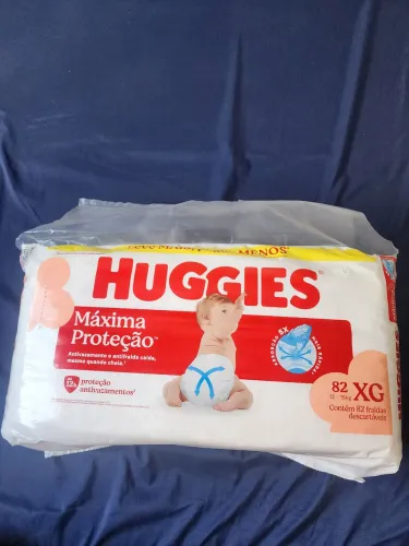 Fralda Huggies Fita XG 82 unidades