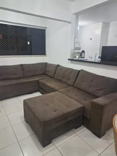Sofá de canto 8 lugares