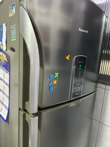Geladeira Refrigerador inox 483 litros Inverter