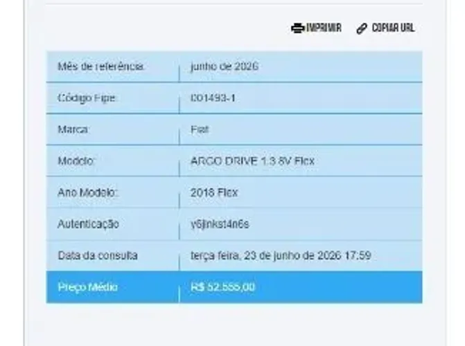 Fiat Argo Drive 1.3 8V Flex 2018