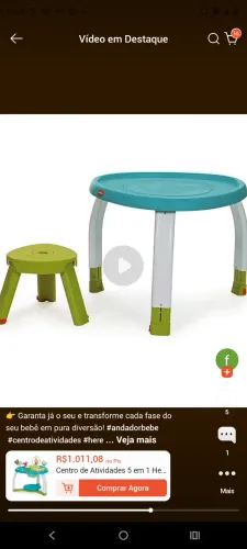 Vendo mesa de atividades 