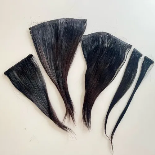 Mega Hair Cabelo Humano Natural já com a fita aplicada  - 85g