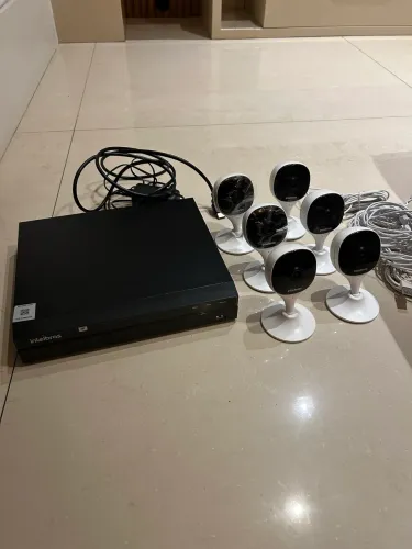 Kit NVR 1TB + 6 câmeras Wi-Fi Intelbras