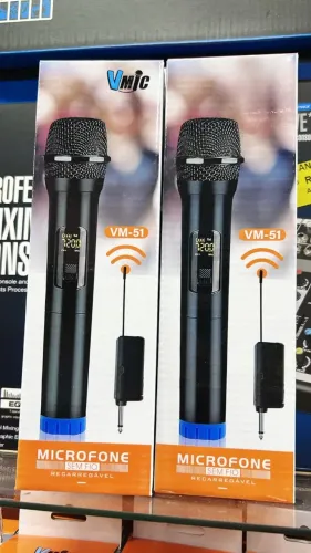 Microfone Sem Fio Dinâmico Profissional - Entrega Grátis