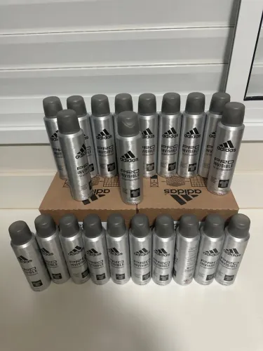 kit 45 desodorantes adidas pro invisible spray 150ml