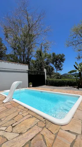 Casa vista pro mar e piscina aquecida