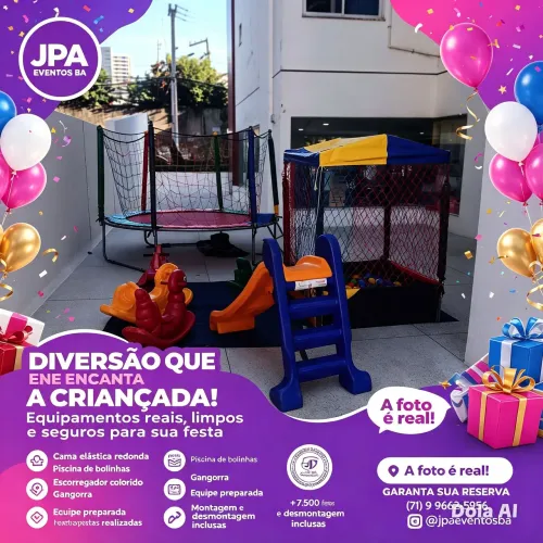 Aluguel de brinquedos 