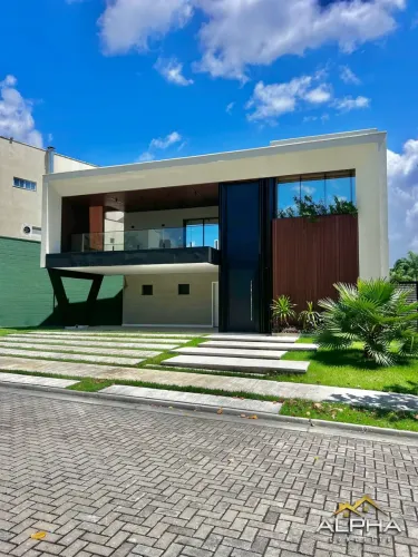 Azur Condomínio Lago Centro Eusébio - Casa duplex nascente com 4 suítes a venda