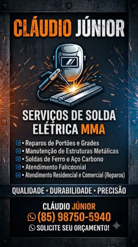 Serviço de Solda Elétrica MMA - Reparos e Manutenção em Geral