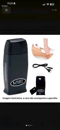 AQUECEDOR ROLL-ON CERA QUENTE DEPILADOR 
