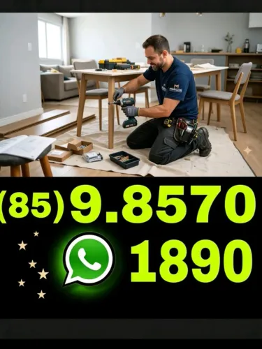 Montador de móveis para montagem e desmontagem de guarda-roupas, armários, closet e cômoda