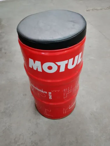 Banco Assento Tambor Tamborete Motul 60 Litros com Almofada Original