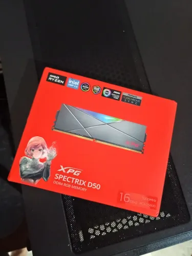 Memória Ram DDR4 XPG D50 32gb 2x16gb 3200mhz CL16 