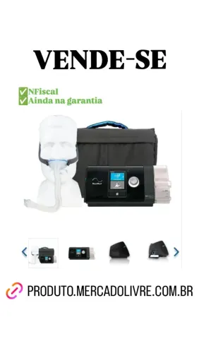 CPAP AIRSENSE 10 COM UMIDIFICADOR - RESMED