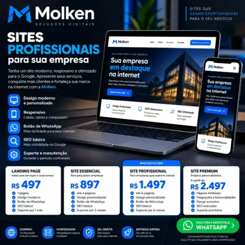 Criação de Sites Profissionais para Empresas e Negócios
