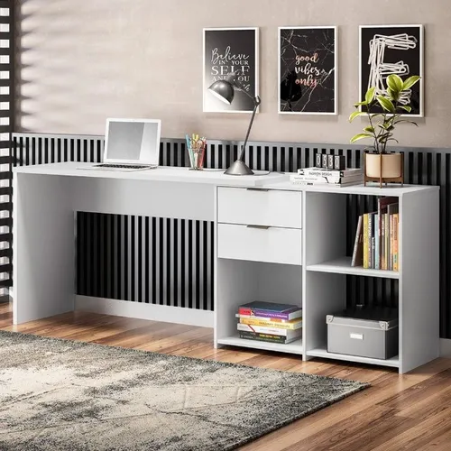 Mesa de canto ou reta office 2060 Frete Grátis - Até 12x S/ Juros