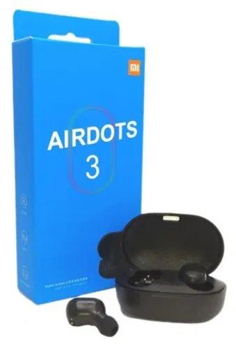Fone De Ouvido Airdots 3 Mi Preto Bluetooth 5.0 Novo na Caixa