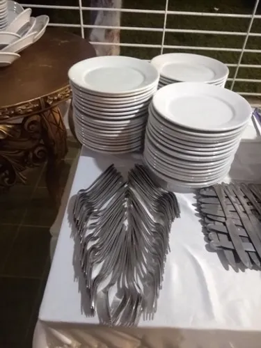 Aluguel de louças , e prataria , Garçons,Bartender,Churrasqueiro 