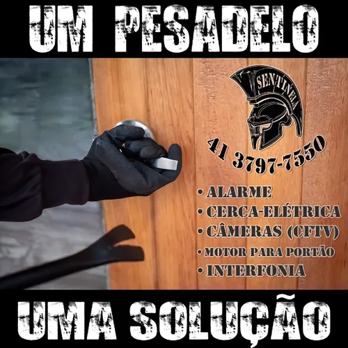 Manutenção de sistemas de segurança - alarme, cftv, cerca-elétrica, etc