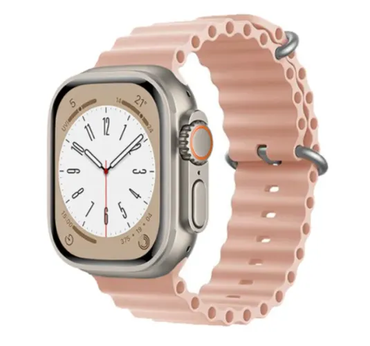 Pulseira Silicone Watch 8 Ultra séries 42 a 49mm
