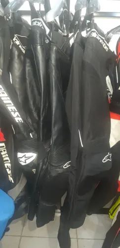 Calça alpinestars 52 54 56 58 60 couro 52 54 cordura