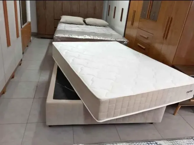 conjunto box casal bege 
