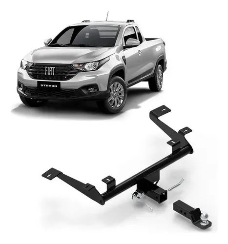 Engate Reboque Fiat Strada 2020 2021 2022 2023 - Removível