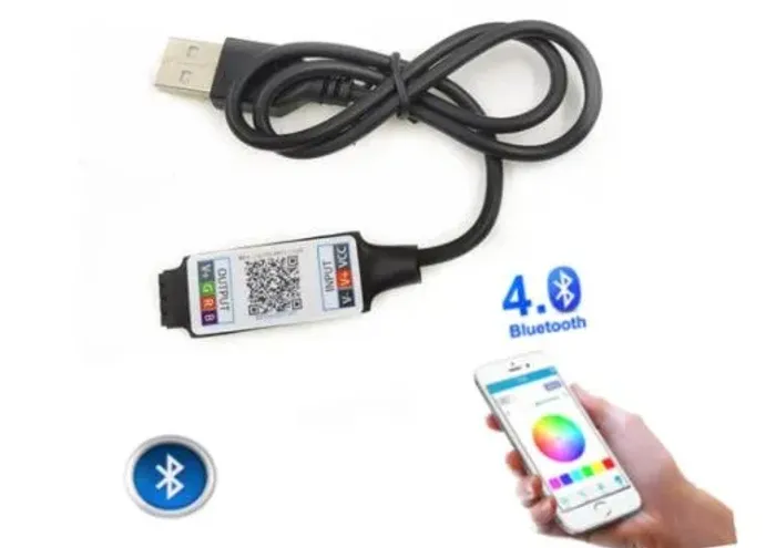 Controlador Usb Led Rgb Bluetooth Arduino Automação COD-CP616