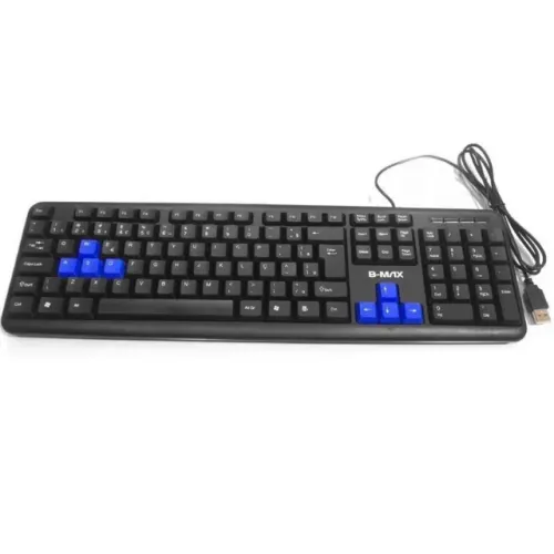 Teclado Keyboard Básico Usb Padrão Abnt2 Com Fio B-Max BM-T01