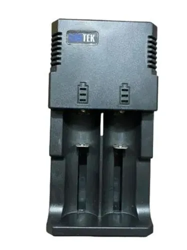 Carregador duplo para Bateria Universal 26650 18500 16340 18650 14500 bivolt