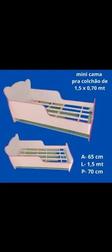 Mini Cama infantil em Mdf