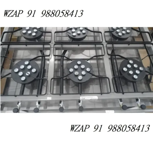 Fogão Ind 0011 6b Alto 685x1010x800mm Albasan 113292 - Fone