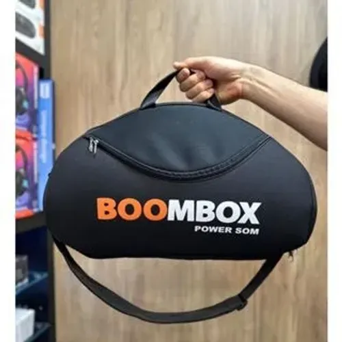 Capa Case Bolsa Protetora para Caixa JBL Boombox 2 e 3 com Bolso e Alça de Ombro