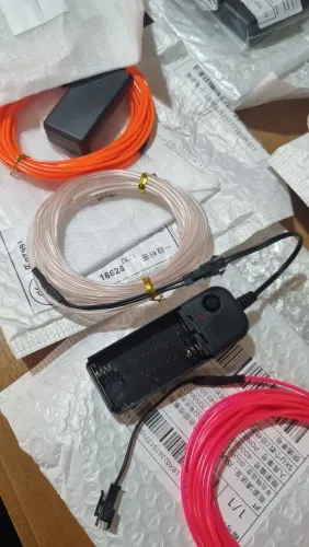 Fita de LED Neon Flexível com Bateria - Iluminação Decorativa