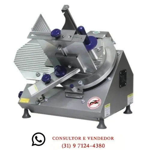 Fatiador de Frios Inox Automático Lamina 30 Gural