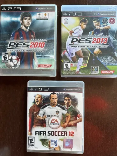 Jogos futebol PS3 - PES 2010, FIFA 2012, PES 2013