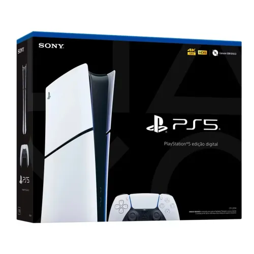 PlayStation 5 PS5 SLIM NOVO Lacrado Digital + NF + Garantia 1 Ano !!