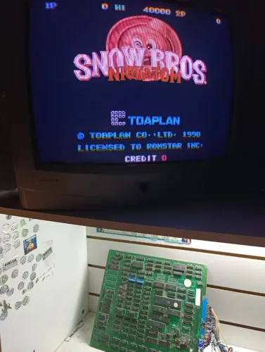 placa fliperama SNOW BROS TOAPLAN