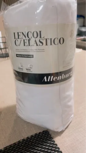Vendo Lençol casal com Elástico Altenburg Branco 