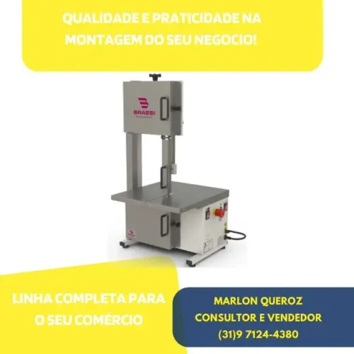 Serra Fita Braesi Semi Inox 1,78m Bivolt Nova