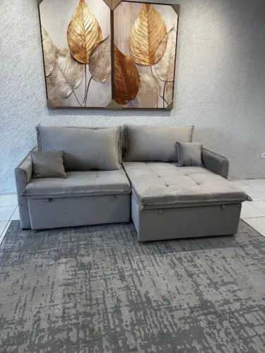 sofa retratil cama suede a pronta entrega