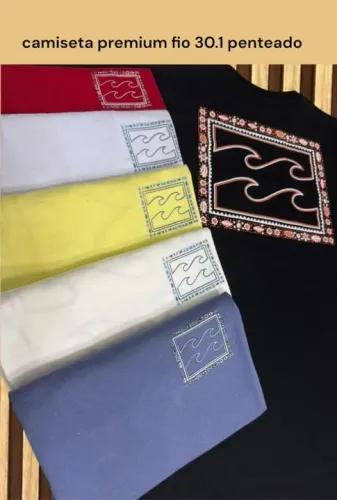 Camiseta Premium 30.1 Penteado Atacado camisetas masculinas de Marca Revender