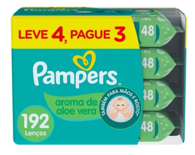 Lenço umedecido Pampers 