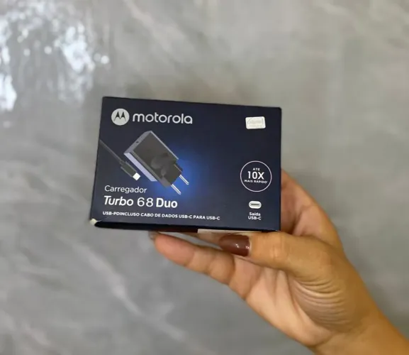 Carregador Motorola 68w turbo -Entrega a domicílio 