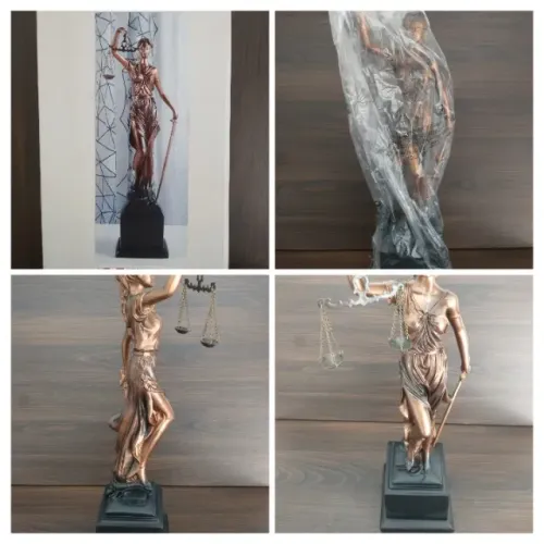 Dama da Justiça - decoração de mesa - 56cm