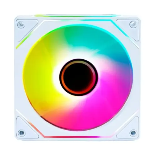 Cooler Fan Round5 Aurora Forward White, 120mm, PWM, ARGB