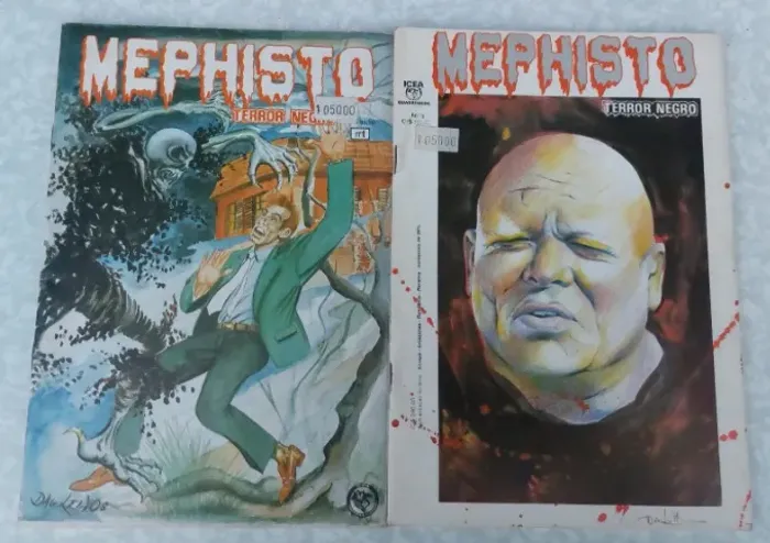 2 Hqs Mephisto - Terror Anos 80 - Raridade