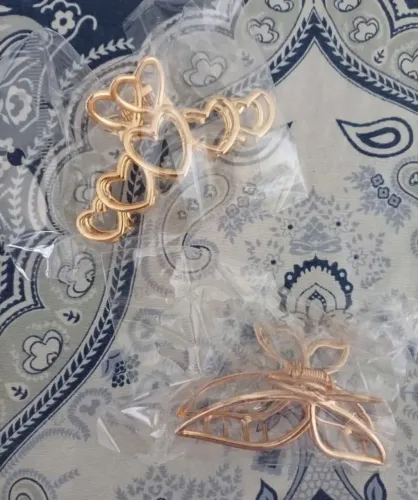 Presilhas de metal decoradas kit com 2